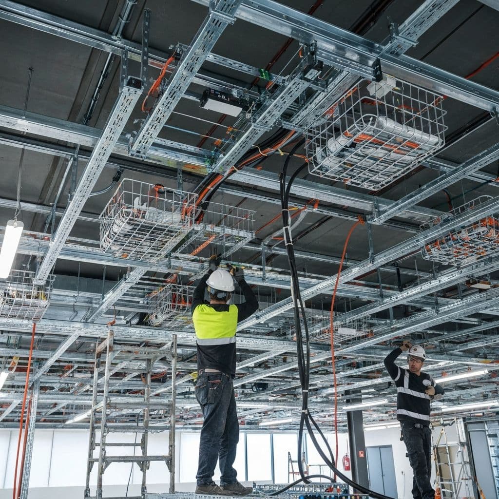 Commercial electrical installation in a North West business premises